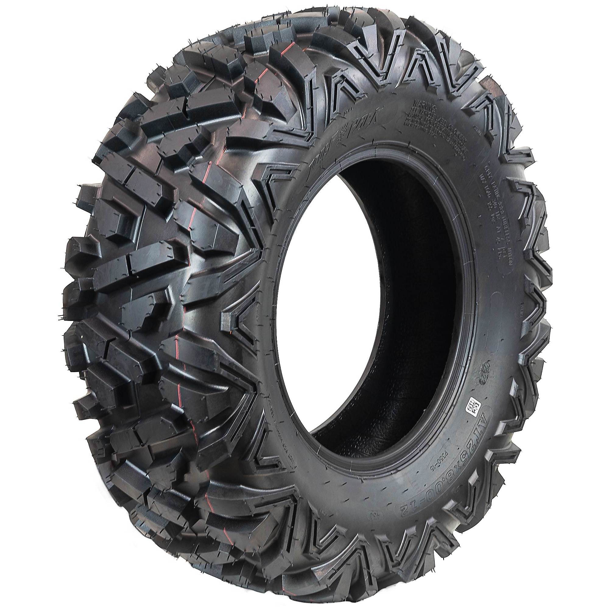 WOLFPACK, ATV/UTV Tire, P350 Tire Size 25X8.00-12 Load Range Rating C, Model# WP1001